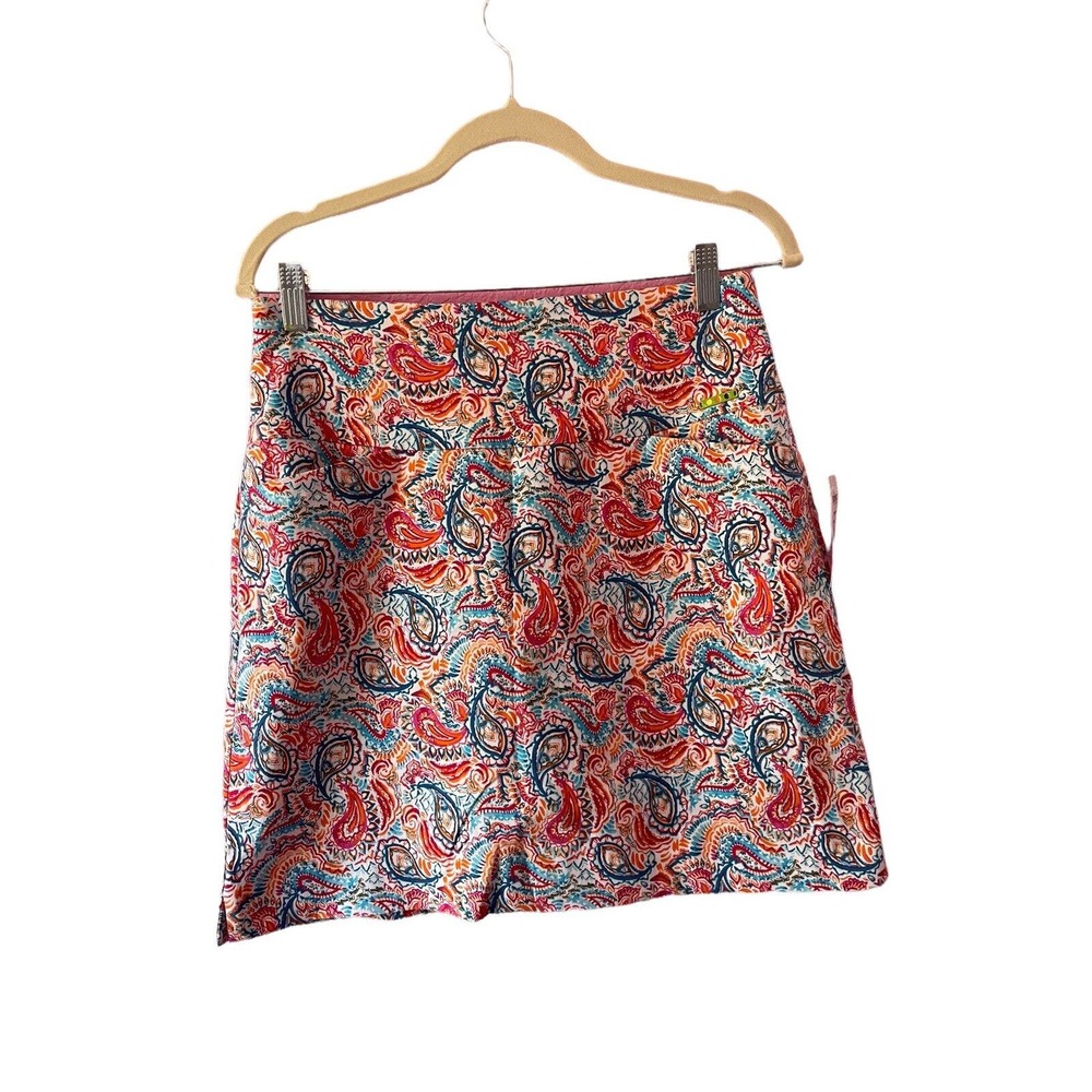 Swing Control Women's 18" Paisley Print Golf Skort Size 4